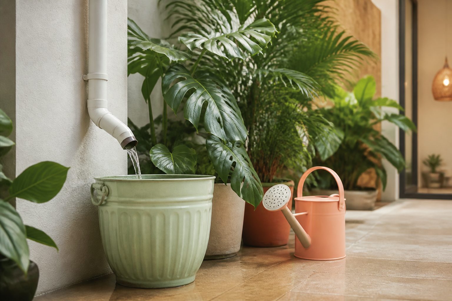 Imagen editorial para Formas seguras de reutilizar agua en casa